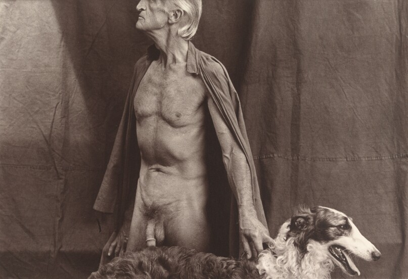 Donald Parker Schoonmaker with Abraham