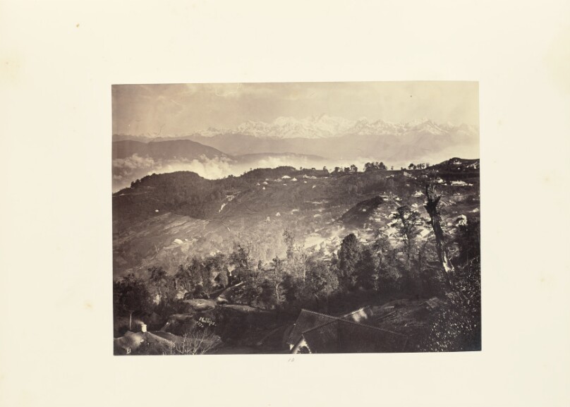 Clouds, Mountains, and Town