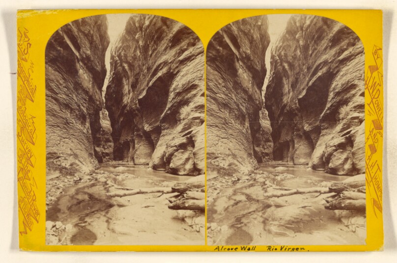 Alcove Wall. [Pa-Roo-Nu-Weap. Rio Virgen.]