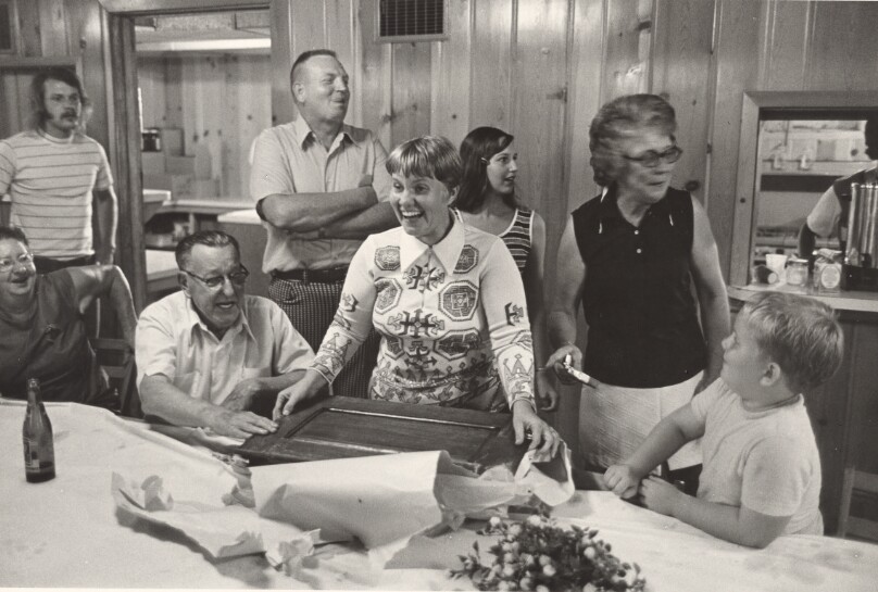 [Birthday in a Church Basement near Geneseo, Illinois]
