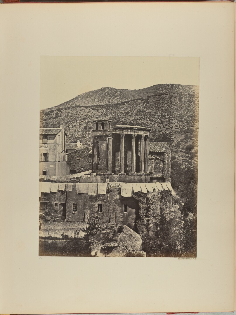 Le Temple de Vesta à Tivoli