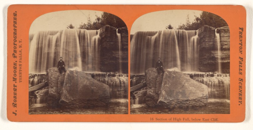 Section of High Fall, below East Cliff.