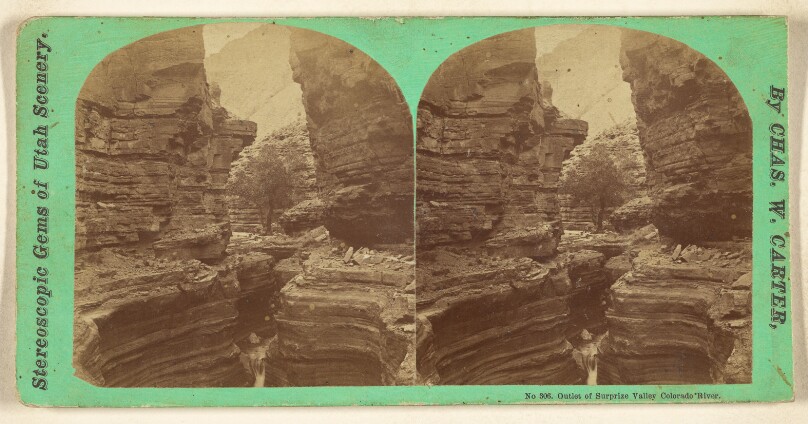 Outlet of Surprize [sic] Valley Colorado River.