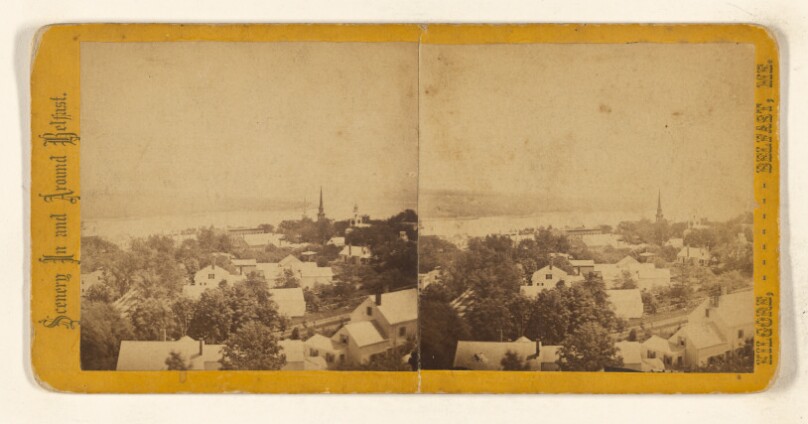 [View from Mr. Abbott's Cupola, Congress Street, Belfast, Maine]