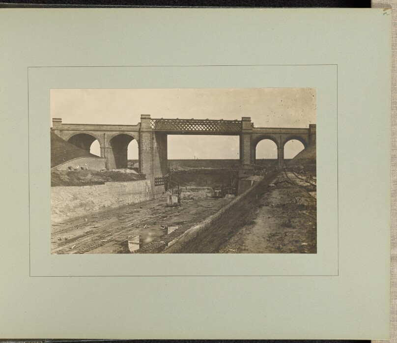 Partington - New Railway Viaduct over Canal