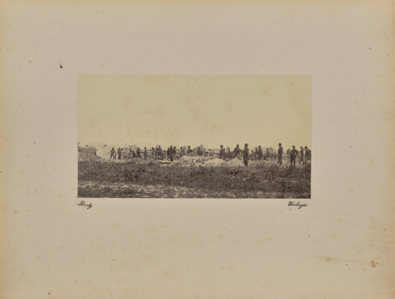 Captain Coopers [sic] Battery - 1 Pennsylvania B. [sic] in front of P.