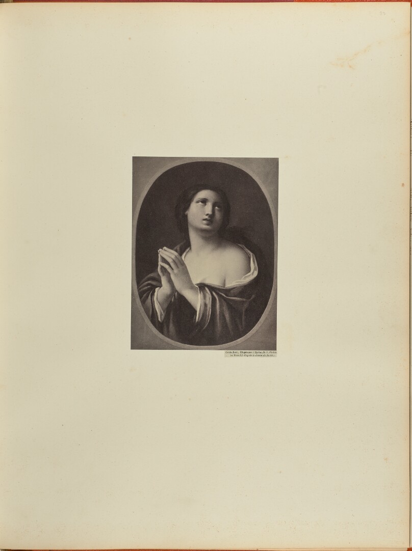 Guido Reni, l'Espérance (Eglise de San Pietro in Vincoli) d'après le dessin de Rocchi