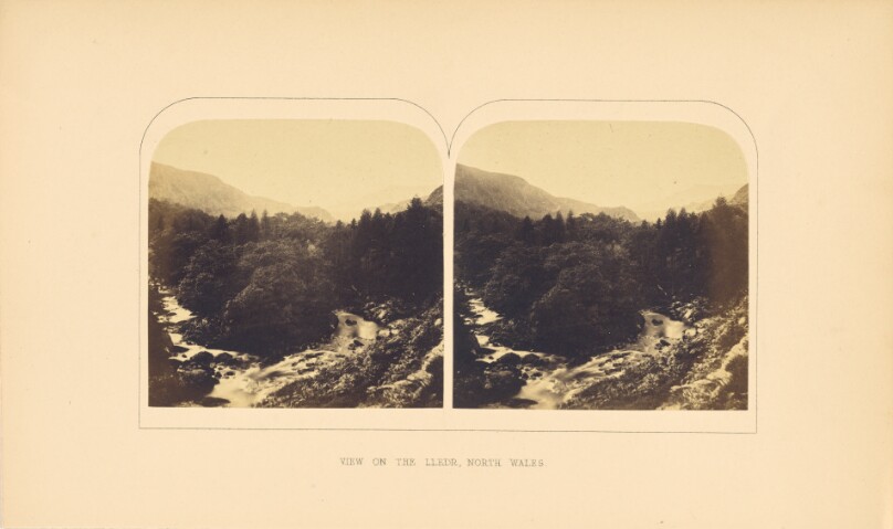 View on the Lledr, North Wales