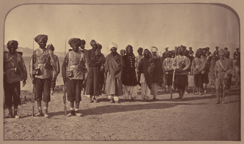 Five Syuds, Prisoners en route from Jellalabad