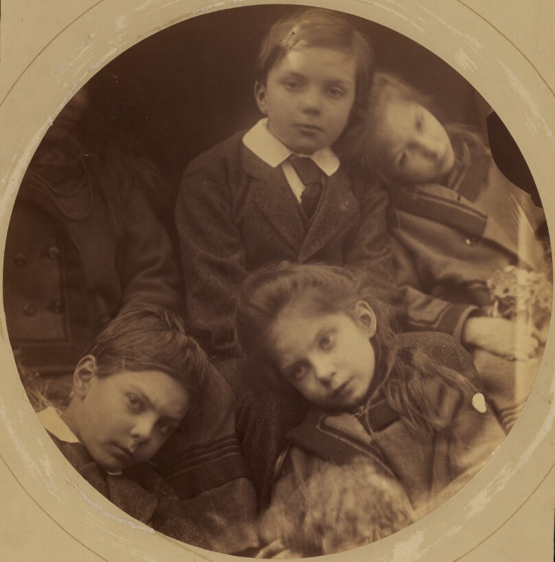 [Children of Charles Loyd Norman and Julia Cameron Norman: George, Archie, Charlotte, and Adeline]