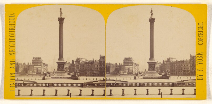 Trafalgar Square, from National Gallery.