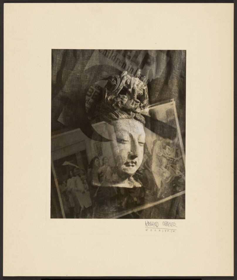 [Buddha Head with Sickle]