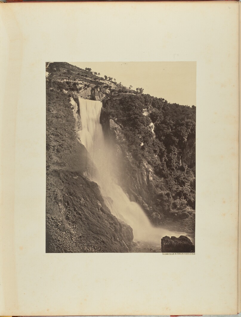 La grande Cascade de l'Anio (la Cascata) à Tivoli