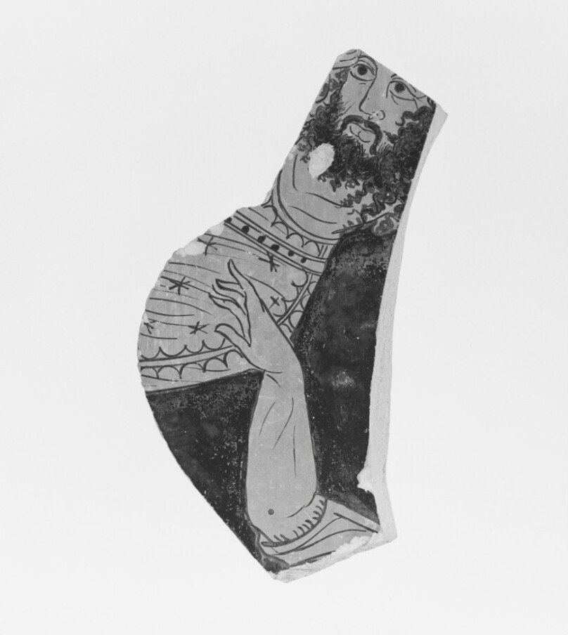 Apulian Red-Figure Bell Krater Fragment