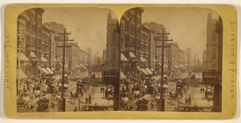 Clark Street, South from Randolph.