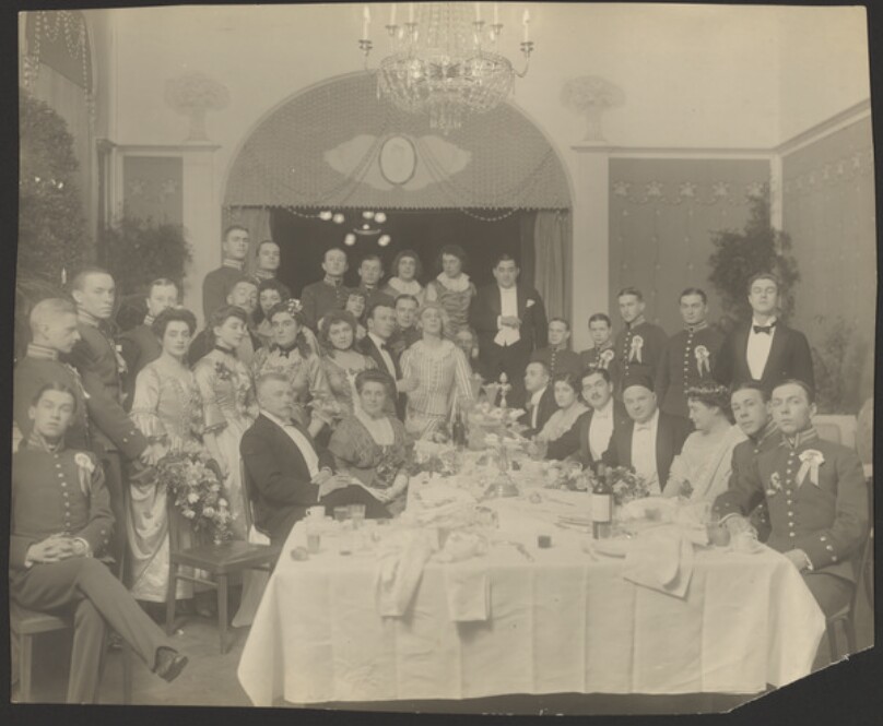 Aristocratic Banquet before the ballet