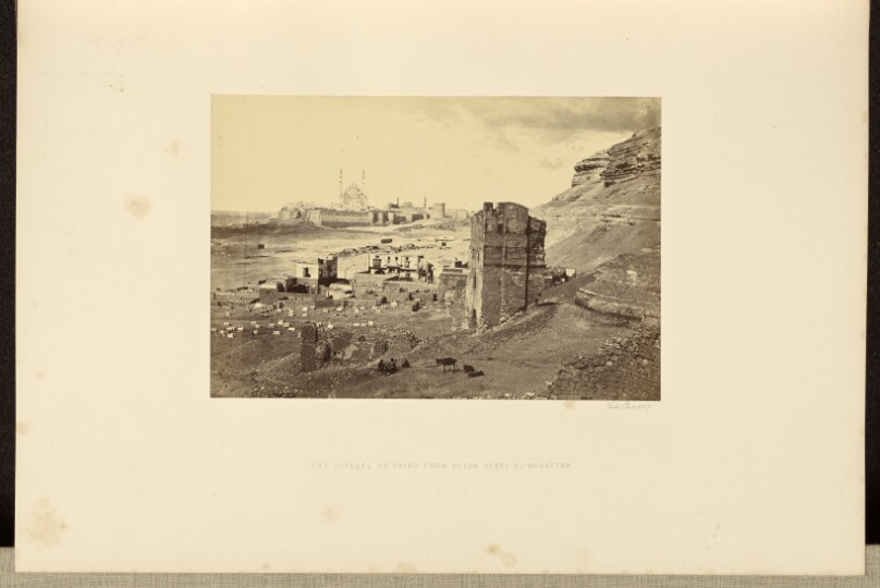 The Citadel of Cairo from Below Gebel El-Mukattam