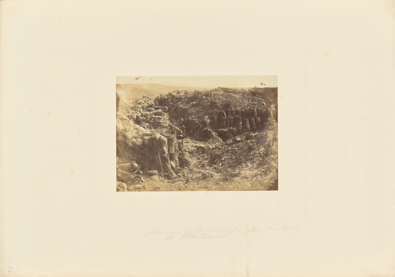 Interior of the Malakoff, - Guns flanking the Little Redan