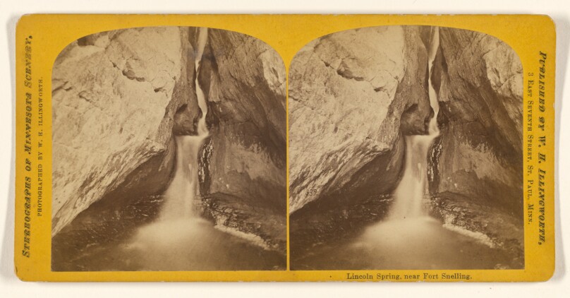 Lincoln Spring, near Fort Snelling.