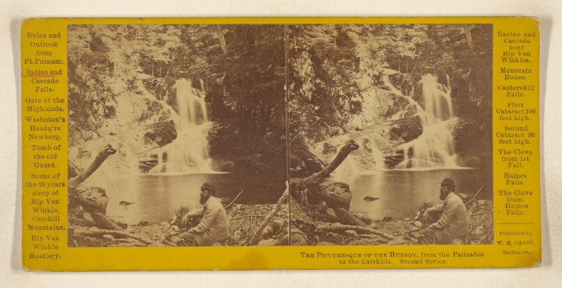 Indian and Cascade Falls. [The Hudson]