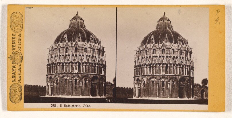 Il Battisterio. Pisa.