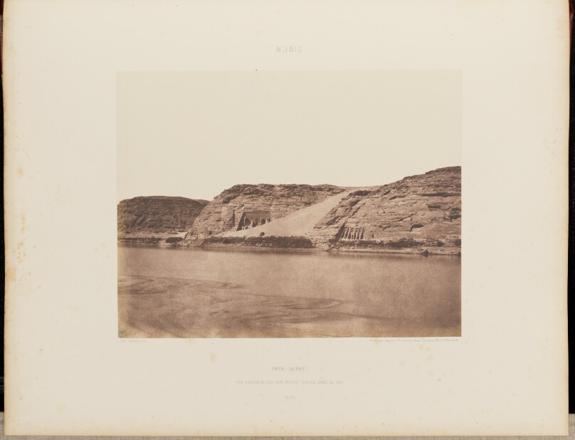 Abou-Sembil. Vue Générale des Monuments Taillés dans le Roc