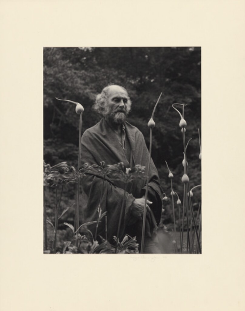 Morris Graves in His Leek Garden