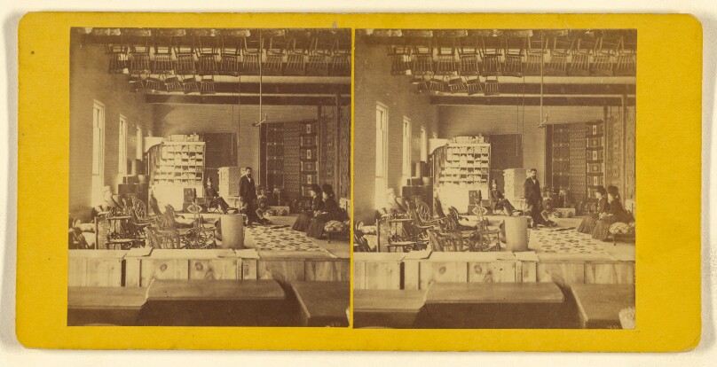 Interior View of A. & W. Sprague's Store, Elmwood, R.I.