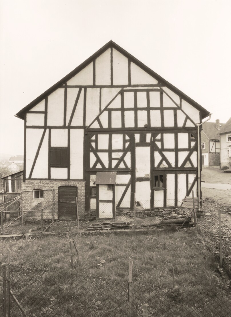 Framework House, Gable Side, Hauptstrasse 36, Flammersbach, Germany