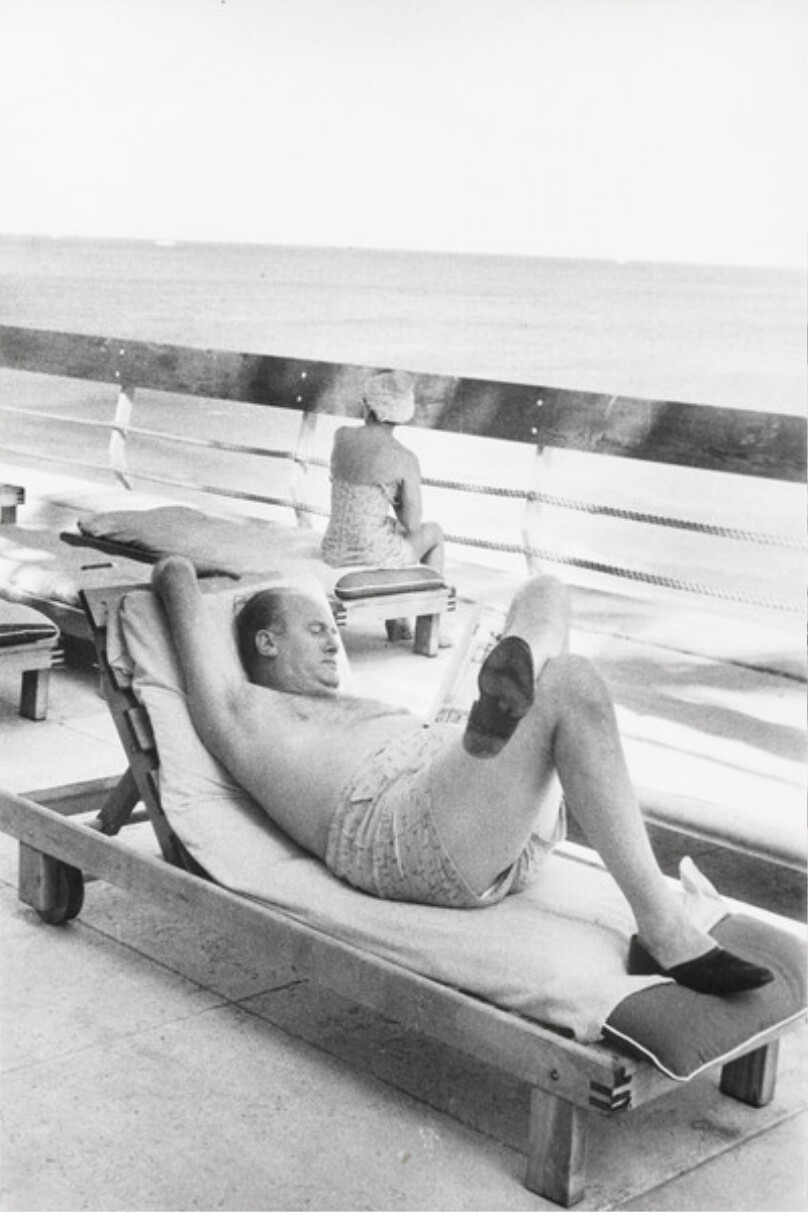 Miami's tourists save their money all year in order to lie in the sun two weeks.