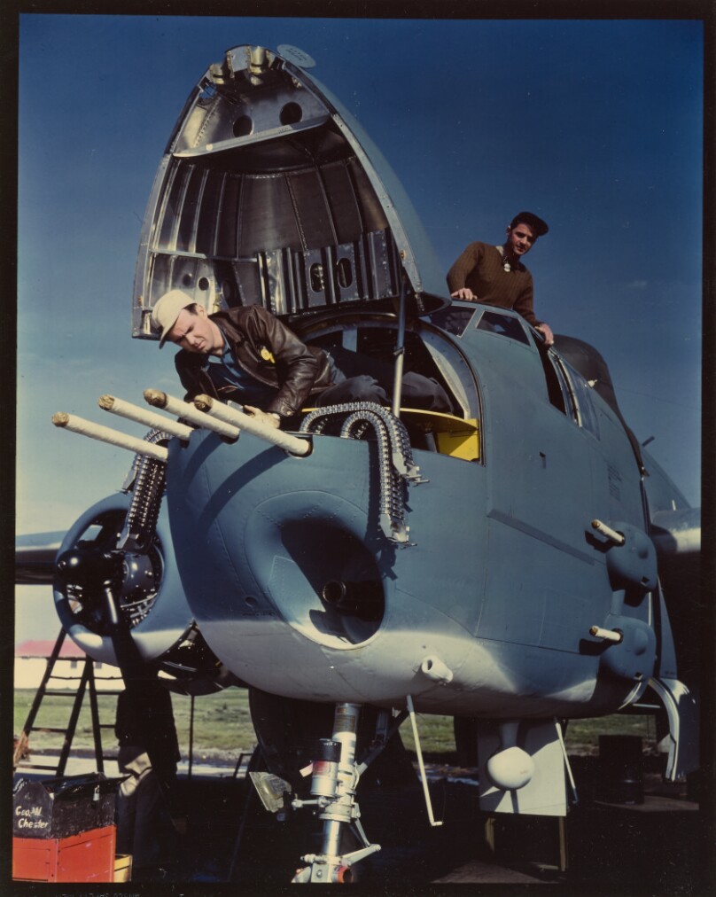 Loading Guns, North American Aviation