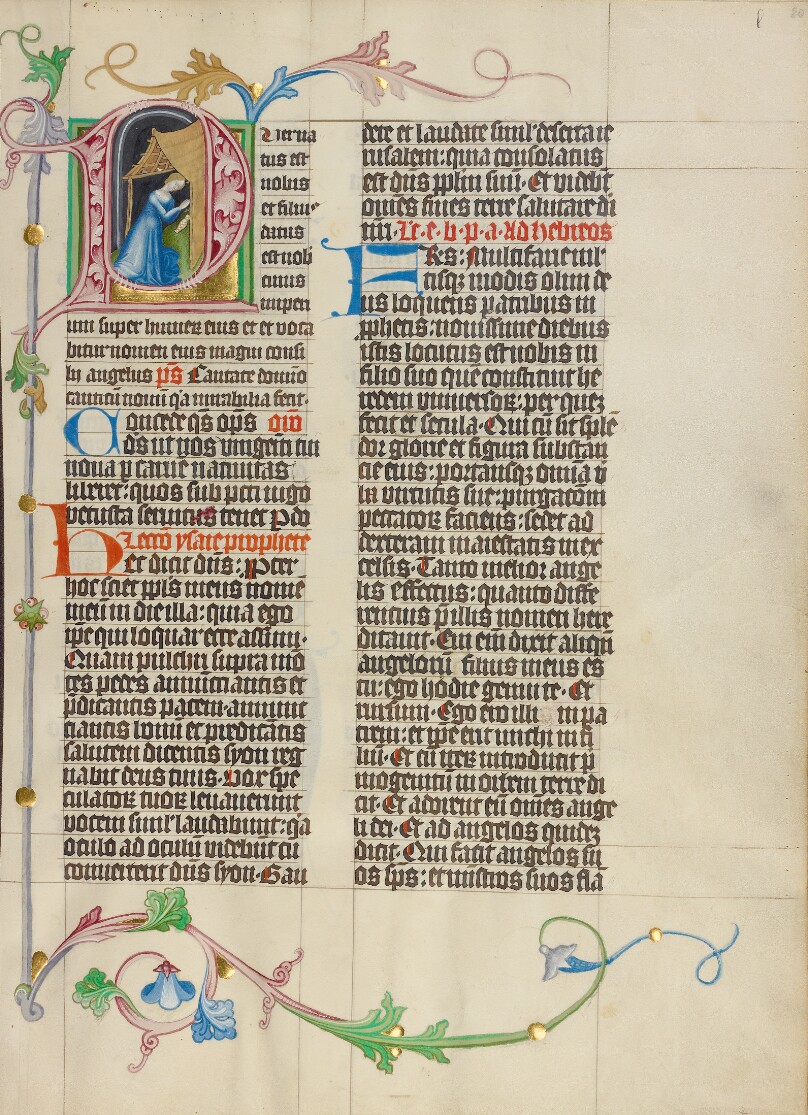Initial P: The Nativity