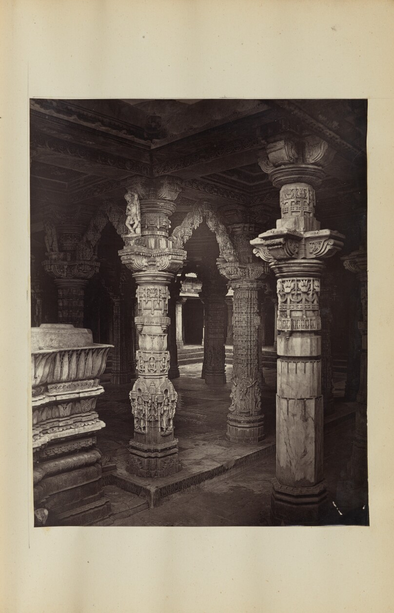 [Interior of room with columns]