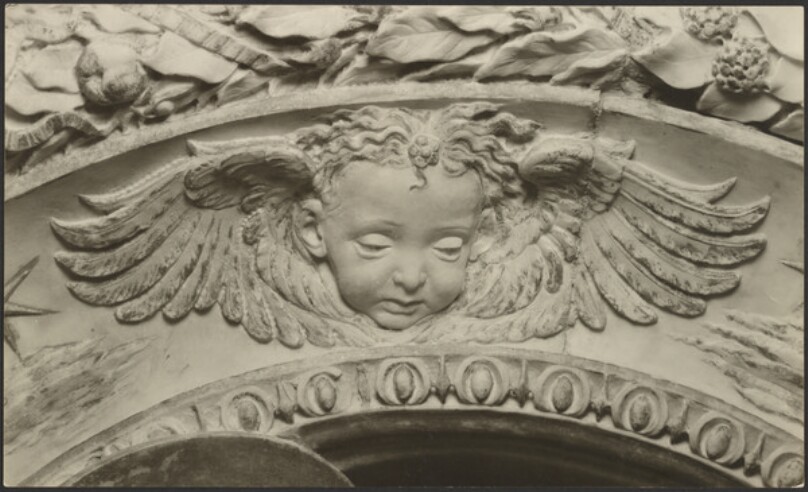 Detail of frame, Angel, by another assistant.