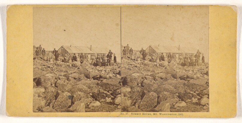 Summit House, Mt. Washington, 1861.