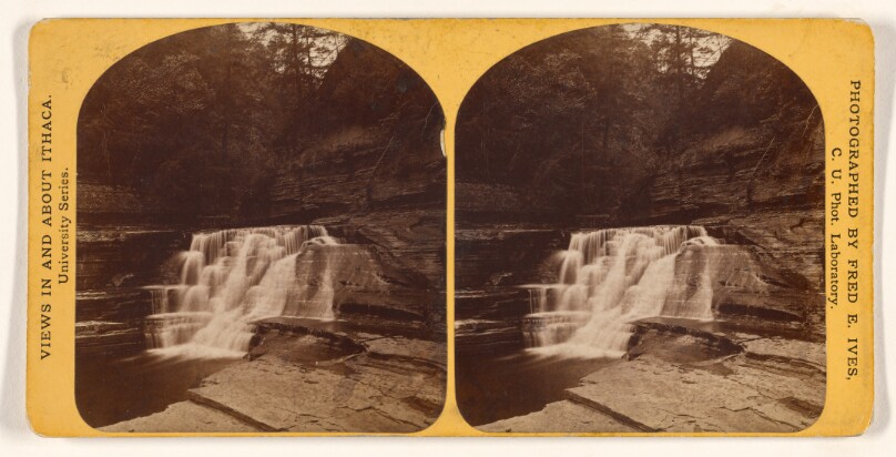 Upper Fall. [Enfield Gorge, N.Y.]