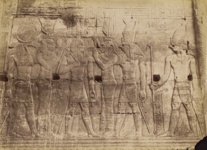 [Kom Ombos, The Coronation of Ptolemy] / [Kom Ombos, Le Courenement de Ptolomee]