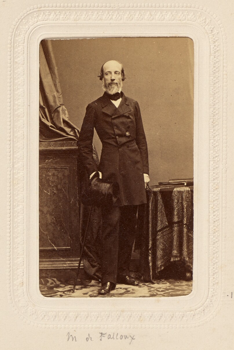 Mr. [Count Frederic Alfred Pierre] de Falloux [French author, 1811 - 1886]
