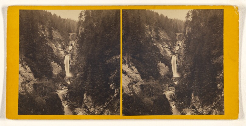 Upper Fall of Bruar, Perthshire.