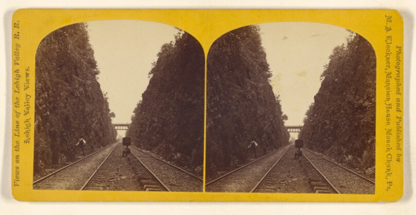 [Train tracks, Mauch Chunk, Penna.]