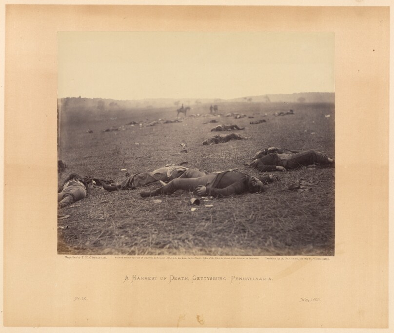 A Harvest of Death, Gettysburg, Pennsylvania