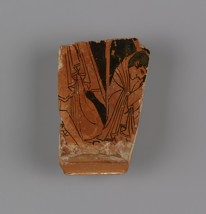 Attic Red-Figure Volute Krater Fragment
