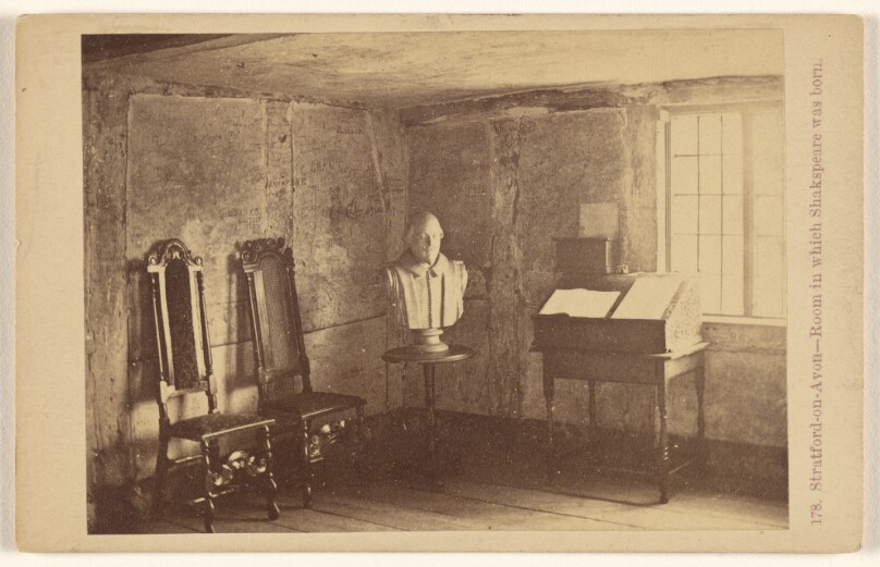 Stratford on Avon - Room in which Shakespeare was born.