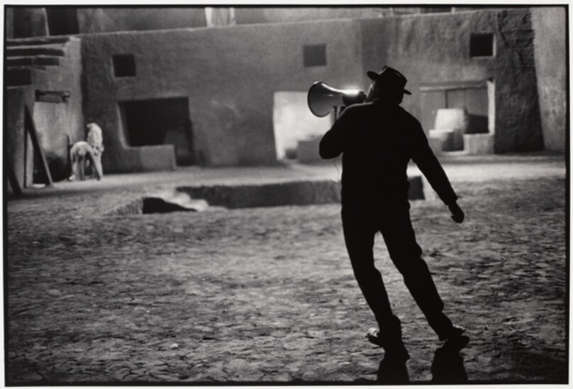Fellini with Bullhorn Portrait, Satyricon
