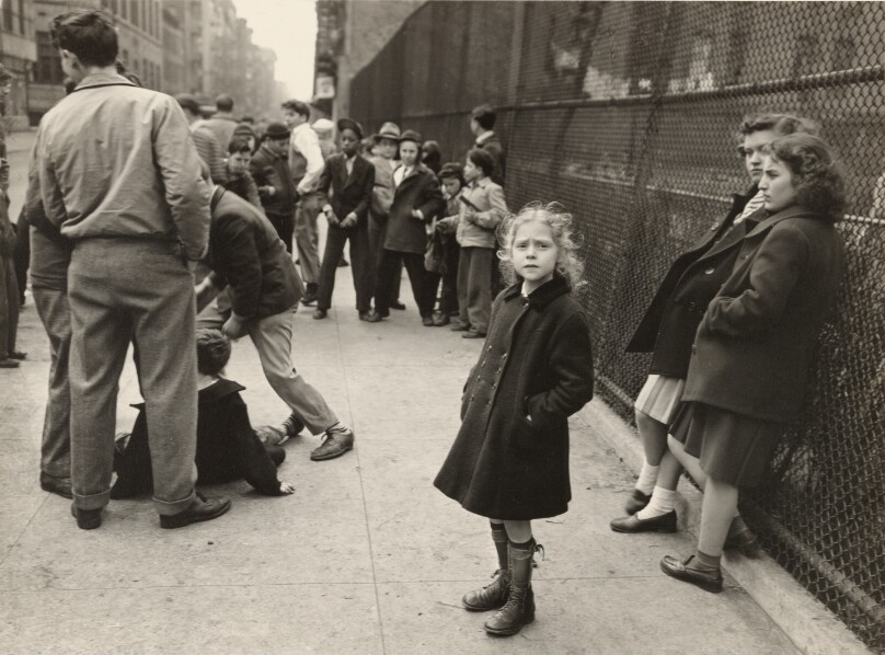 Girl with Polio, Rivington Street, New York