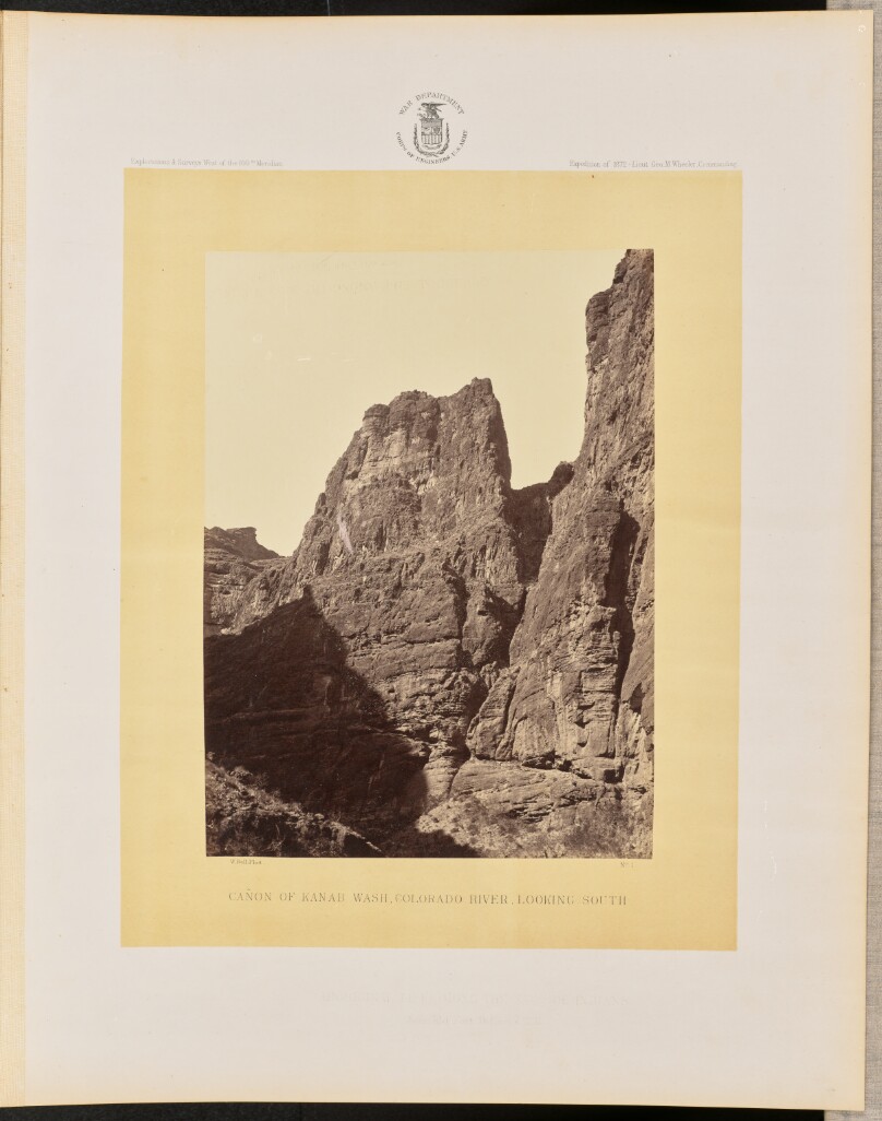 Cañon of Kanab Wash, Colorado River, Looking South