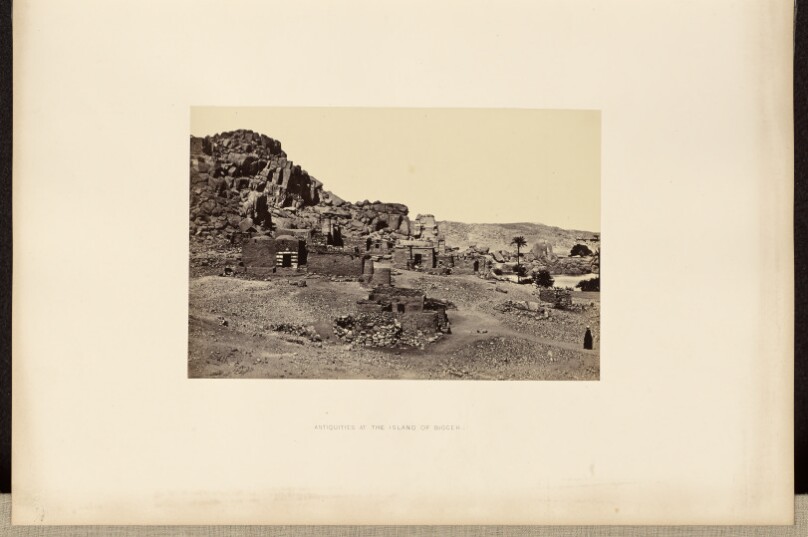 Antiquities at the Island of Biggeh