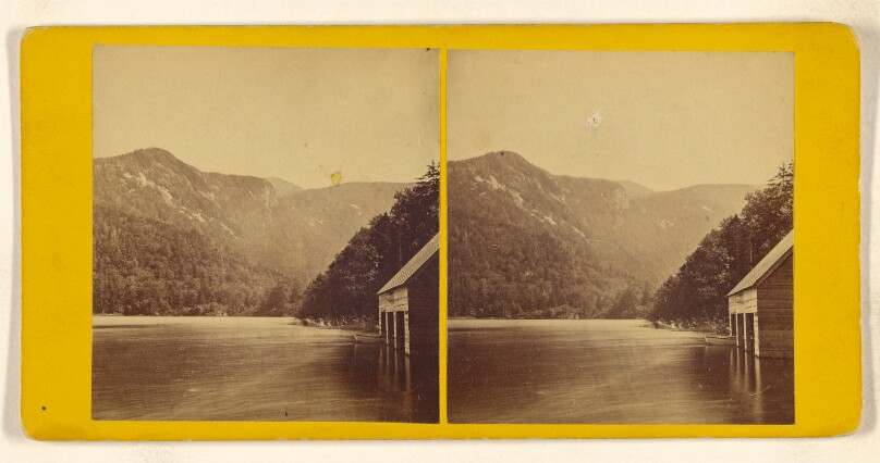 Eagle Cliff from Echo Lake. [White Mountain]