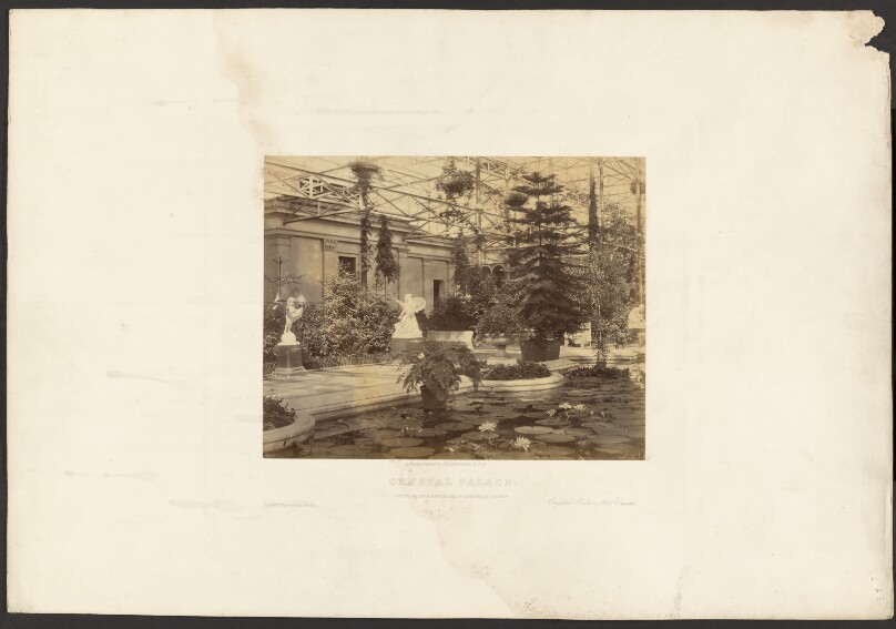 Crystal Palace, South Basin & Exterior of Pompeian Court