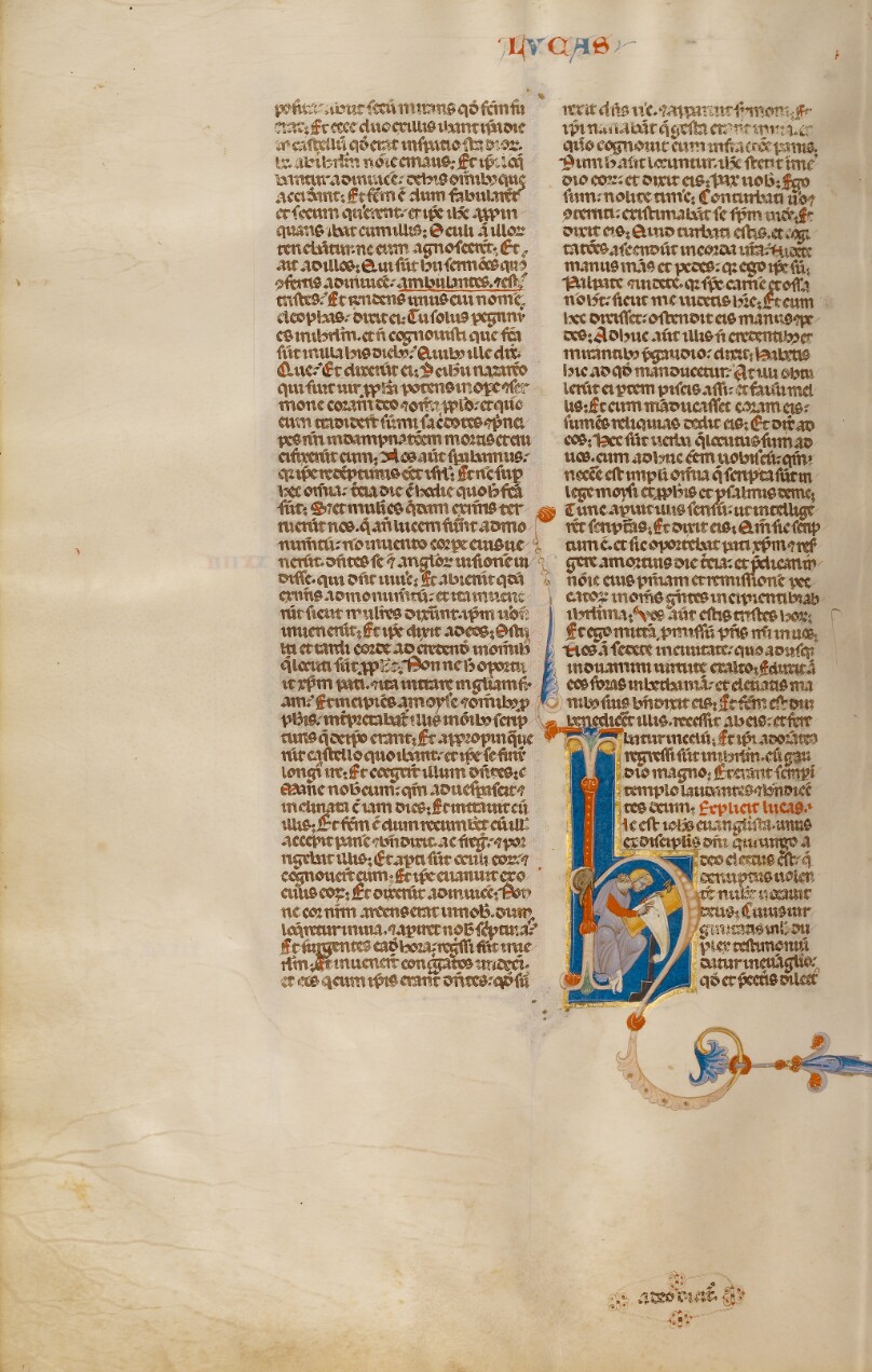 Initial H: Saint Jerome